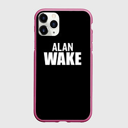 Чехол iPhone 11 Pro матовый Alan Wake white logo