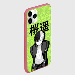 Чехол iPhone 11 Pro матовый Харука - Ветролом, цвет: 3D-малиновый — фото 2