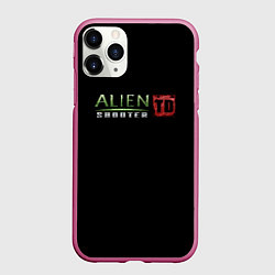 Чехол iPhone 11 Pro матовый Alien Shooter