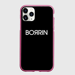 Чехол iPhone 11 Pro матовый Боярин boяrin, цвет: 3D-малиновый