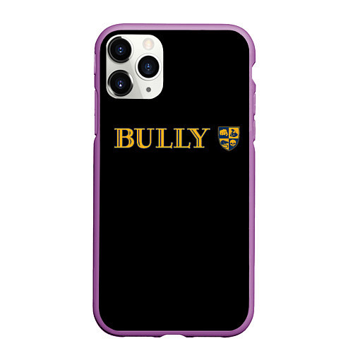 Чехол iPhone 11 Pro матовый Bully rockstar / 3D-Фиолетовый – фото 1