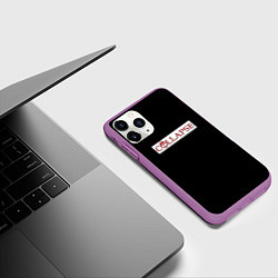 Чехол iPhone 11 Pro матовый Collapse, цвет: 3D-фиолетовый — фото 2