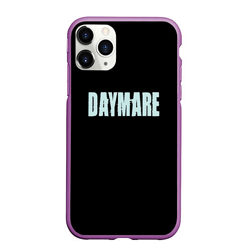 Чехол iPhone 11 Pro матовый Daymare 1998 / 3D-Фиолетовый – фото 1
