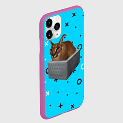 Чехол iPhone 11 Pro матовый Шлепа в коробке, цвет: 3D-фиолетовый — фото 2