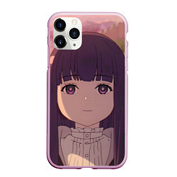 Чехол iPhone 11 Pro матовый Sousou no Frieren Ферн cute face, цвет: 3D-розовый