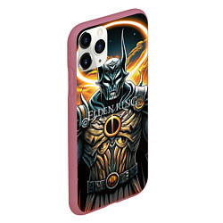 Чехол iPhone 11 Pro матовый Elden Ring black knight, цвет: 3D-малиновый — фото 2