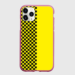 Чехол iPhone 11 Pro матовый Стиль таксиста, цвет: 3D-малиновый