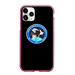 Чехол iPhone 11 Pro матовый Nasa astronavt