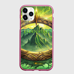 Чехол iPhone 11 Pro матовый Магическое кольцо Elden Ring, цвет: 3D-малиновый