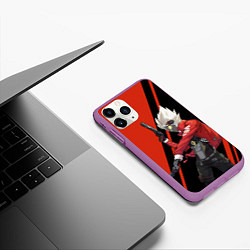 Чехол iPhone 11 Pro матовый Zenless Zone Zero Billy Kid, цвет: 3D-фиолетовый — фото 2