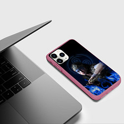 Чехол iPhone 11 Pro матовый Senua - Hellblade, цвет: 3D-малиновый — фото 2