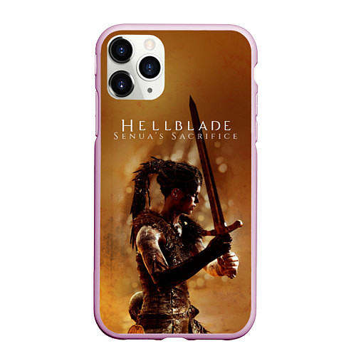 Чехол iPhone 11 Pro матовый Game Hellblade / 3D-Розовый – фото 1