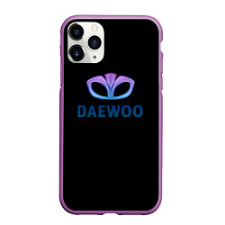 Чехол iPhone 11 Pro матовый Daewoo logo neon