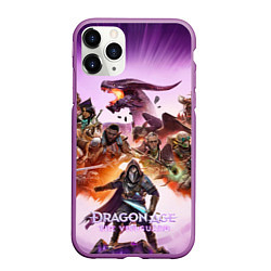 Чехол iPhone 11 Pro матовый Герои Dragon age the veilguard