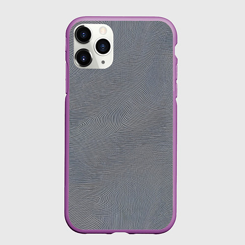 Чехол iPhone 11 Pro матовый Отпечатки / 3D-Фиолетовый – фото 1