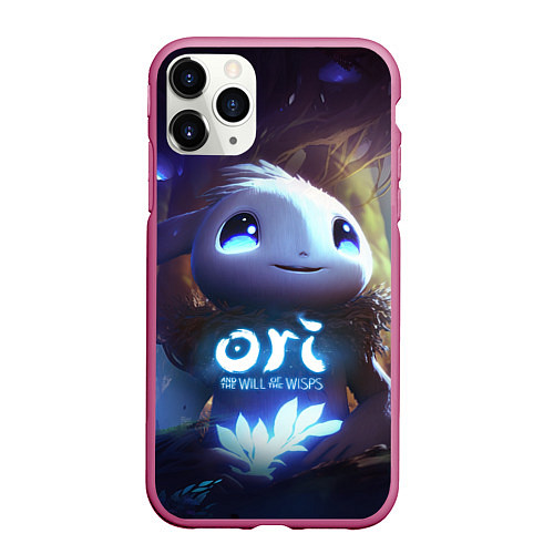 Чехол iPhone 11 Pro матовый Naru Ori and the Will of the Wisps / 3D-Малиновый – фото 1