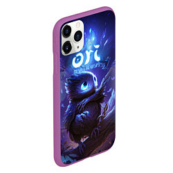 Чехол iPhone 11 Pro матовый Ku Ori and the Will of the Wisps, цвет: 3D-фиолетовый — фото 2