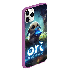 Чехол iPhone 11 Pro матовый Naru Ori and the Will of the Wisps, цвет: 3D-фиолетовый — фото 2