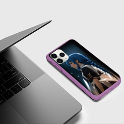 Чехол iPhone 11 Pro матовый Рокси Наставница - Mushoku Tensei: Jobless, цвет: 3D-фиолетовый — фото 2