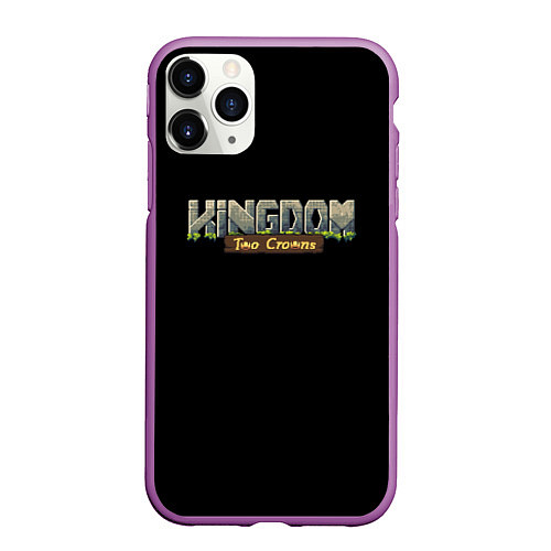 Чехол iPhone 11 Pro матовый Kingdom rpg / 3D-Фиолетовый – фото 1