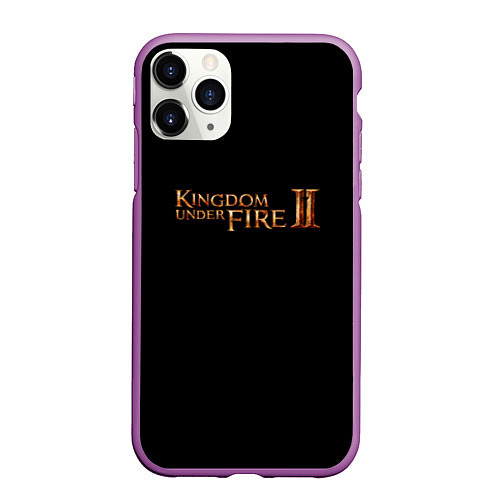 Чехол iPhone 11 Pro матовый Kingdom / 3D-Фиолетовый – фото 1