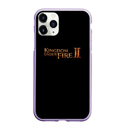 Чехол iPhone 11 Pro матовый Kingdom, цвет: 3D-светло-сиреневый
