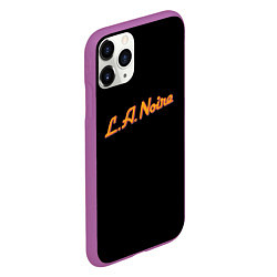 Чехол iPhone 11 Pro матовый L A Noire, цвет: 3D-фиолетовый — фото 2