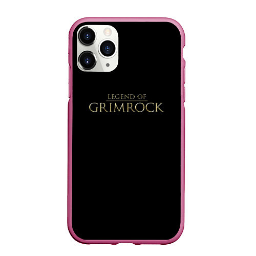 Чехол iPhone 11 Pro матовый Legend of Grimrock / 3D-Малиновый – фото 1