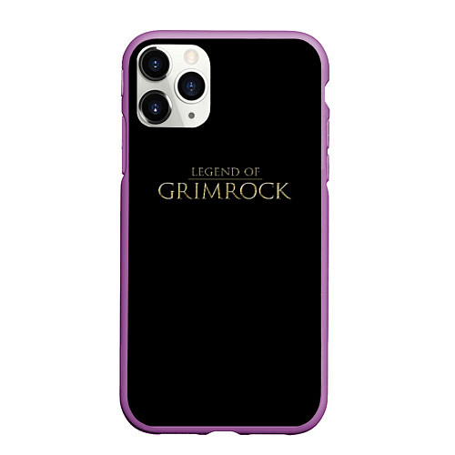 Чехол iPhone 11 Pro матовый Legend of Grimrock / 3D-Фиолетовый – фото 1