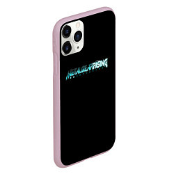 Чехол iPhone 11 Pro матовый Metal gear rising logo, цвет: 3D-розовый — фото 2