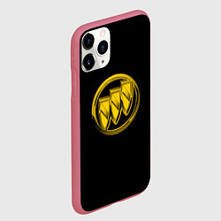 Чехол iPhone 11 Pro матовый Buick logo yellow, цвет: 3D-малиновый — фото 2