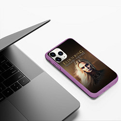 Чехол iPhone 11 Pro матовый Elden ring - Middle Ages, цвет: 3D-фиолетовый — фото 2