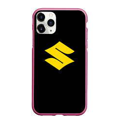 Чехол iPhone 11 Pro матовый Suzuki logo yellow