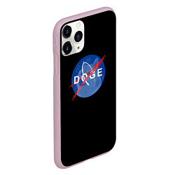 Чехол iPhone 11 Pro матовый Doge мем, цвет: 3D-розовый — фото 2