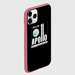 Чехол iPhone 11 Pro матовый Apollo space, цвет: 3D-малиновый — фото 2