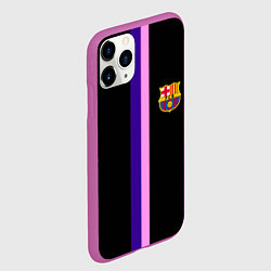 Чехол iPhone 11 Pro матовый Barcelona line, цвет: 3D-фиолетовый — фото 2