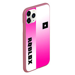 Чехол iPhone 11 Pro матовый Roblox geometry gradient, цвет: 3D-малиновый — фото 2