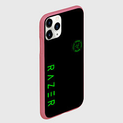 Чехол iPhone 11 Pro матовый Razer brend game, цвет: 3D-малиновый — фото 2
