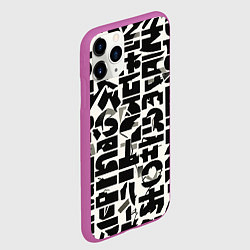 Чехол iPhone 11 Pro матовый Тайные знаки, цвет: 3D-фиолетовый — фото 2