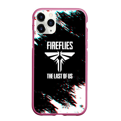 Чехол iPhone 11 Pro матовый The Last of Us winter / 3D-Малиновый – фото 1