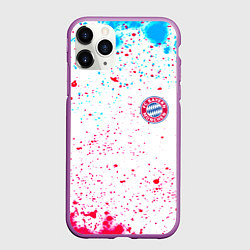 Чехол iPhone 11 Pro матовый Баерн Мюнхен, цвет: 3D-фиолетовый