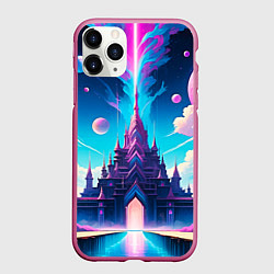 Чехол iPhone 11 Pro матовый Сказочный город - пейзаж