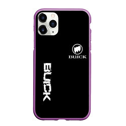 Чехол iPhone 11 Pro матовый Buik logo white, цвет: 3D-фиолетовый