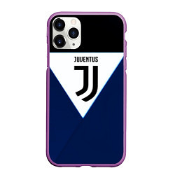 Чехол iPhone 11 Pro матовый Juventus sport geometry color