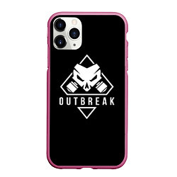 Чехол iPhone 11 Pro матовый Rainbow six outbreak