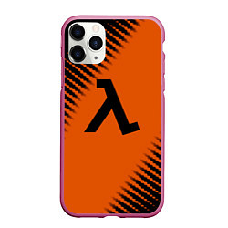 Чехол iPhone 11 Pro матовый Half life orange box