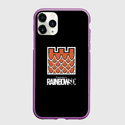 Чехол iPhone 11 Pro матовый Raibnow six steel action skils, цвет: 3D-фиолетовый