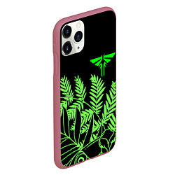 Чехол iPhone 11 Pro матовый The Last of Us acid logo, цвет: 3D-малиновый — фото 2