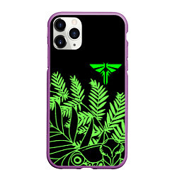 Чехол iPhone 11 Pro матовый The Last of Us acid logo