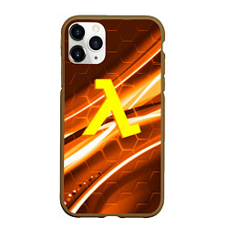 Чехол iPhone 11 Pro матовый Half life valve steel